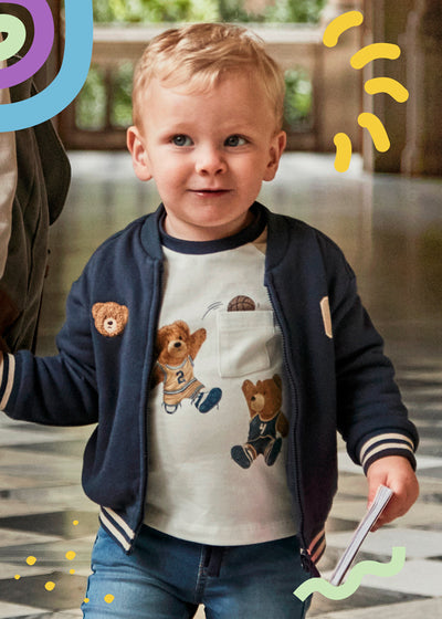 Camiseta m/l combinada