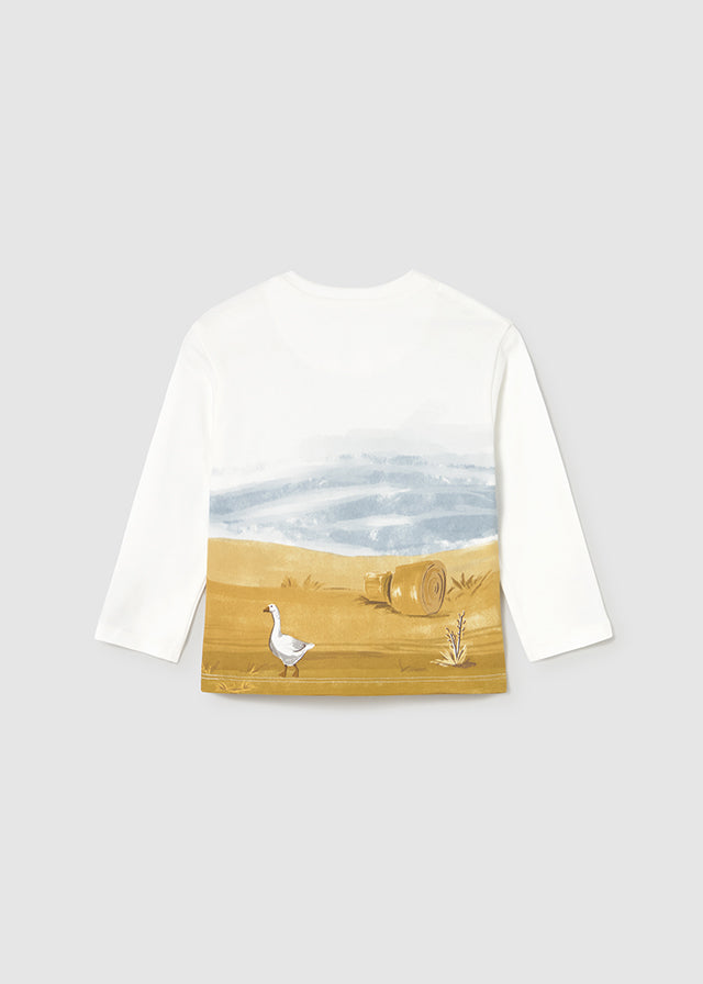 Camiseta m/l paisaje