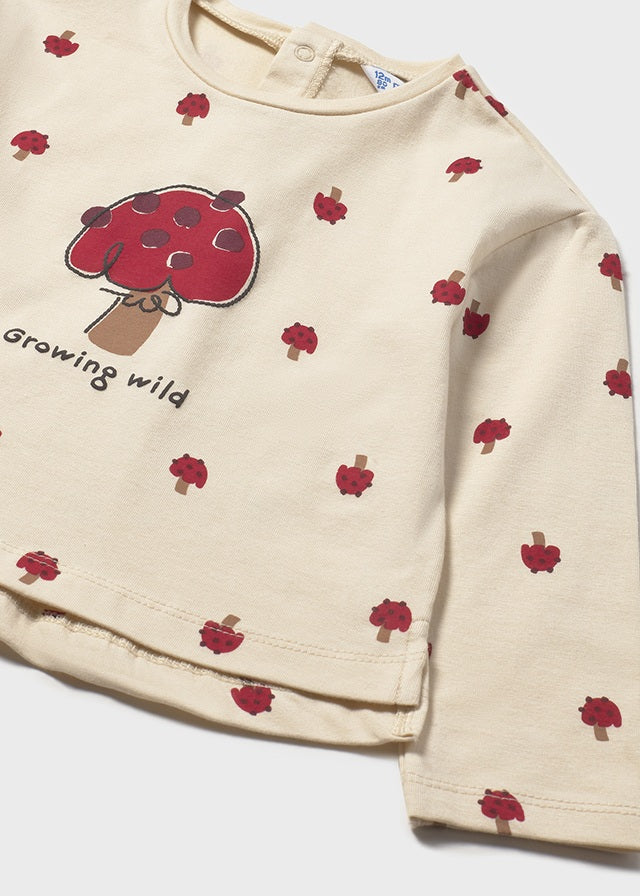 Camiseta m/l estampada