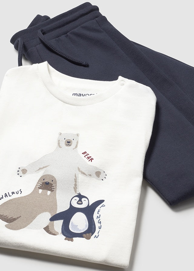 Chandal combinado camiseta