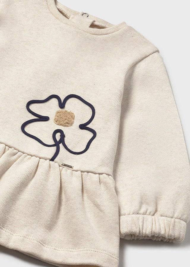 Vestido punto combinado