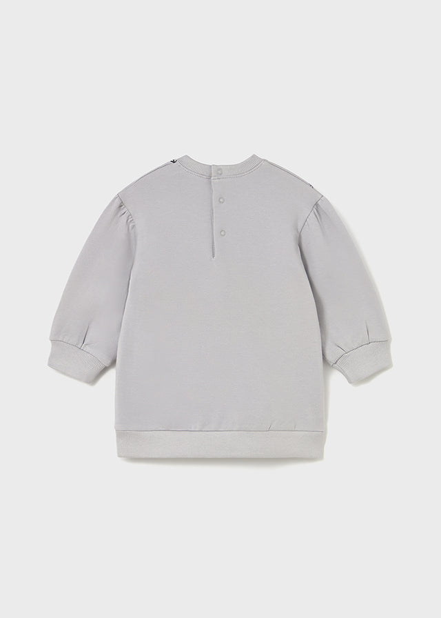 Vestido felpa grafica