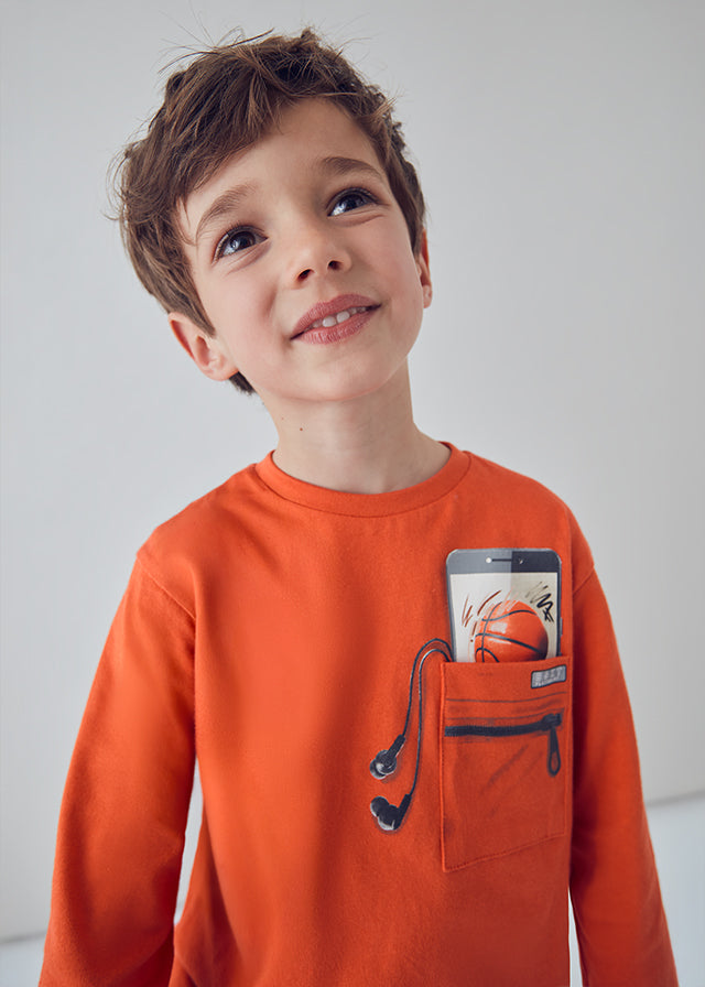 Camiseta m/l trampantojo