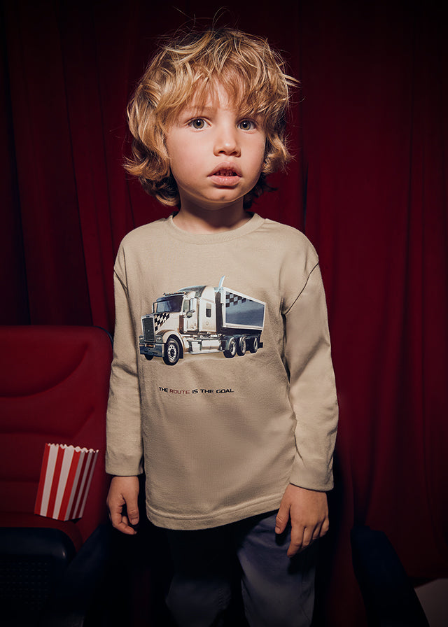 Camiseta m/l "truck"
