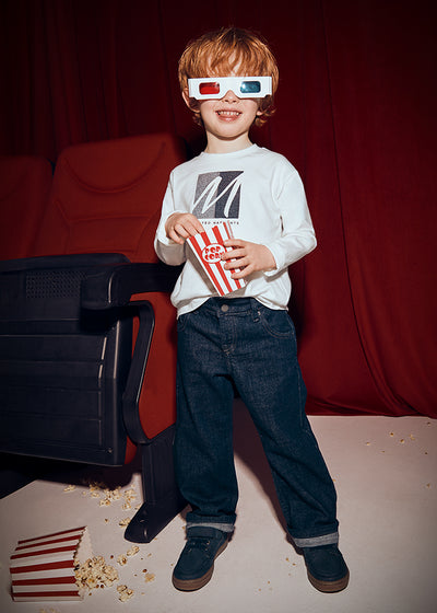 Pantalon soft denim 5b