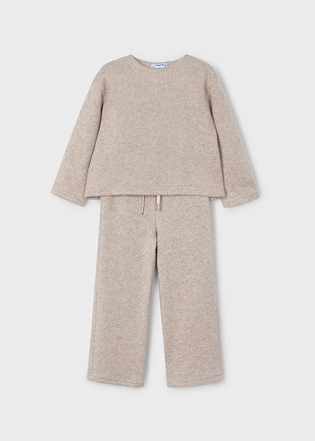 Conj. pantalon tricot