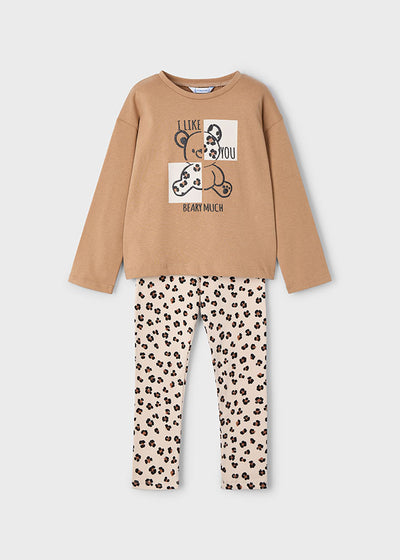 Conj. leggings estampado