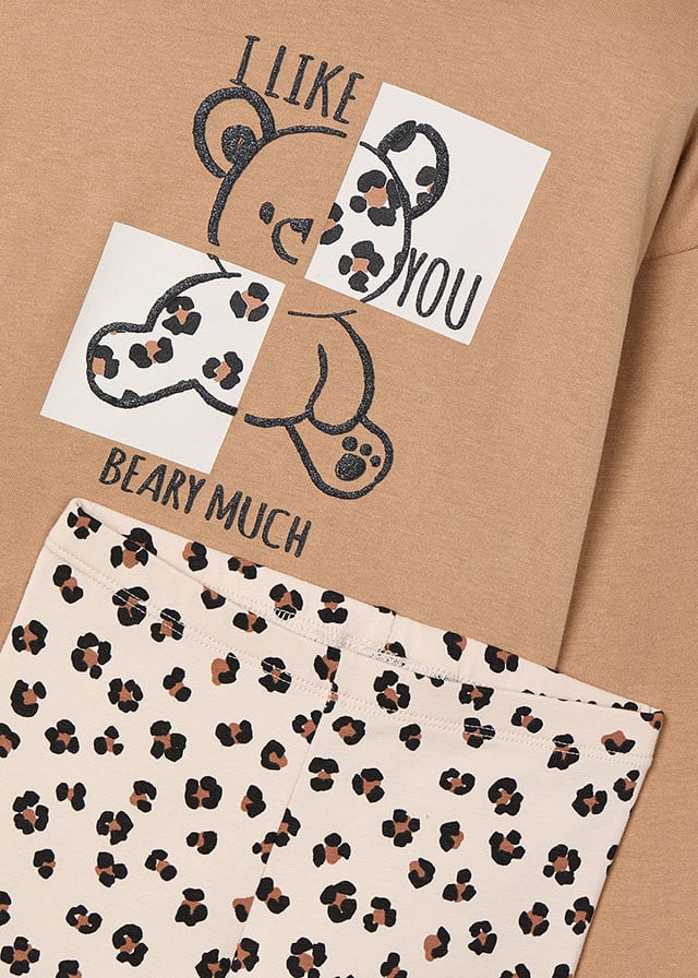 Conj. leggings estampado