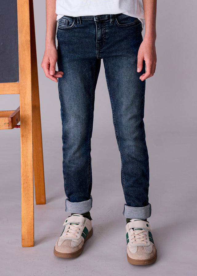 Pantalon soft denim