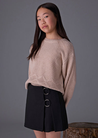 Falda pantalon punto