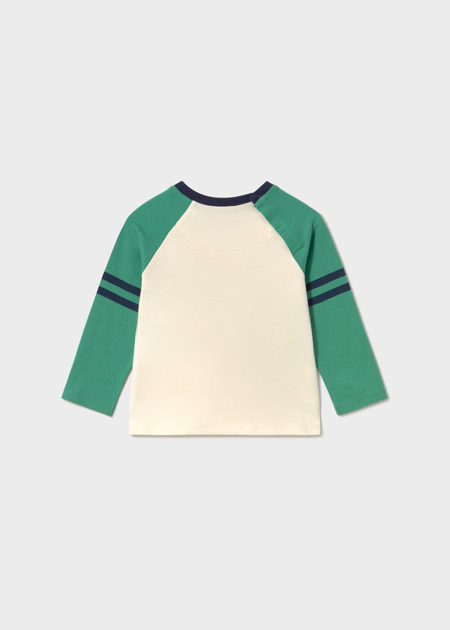 Camiseta manga larga peluche niño, Mayoral, modelo 2014, en color Acacia