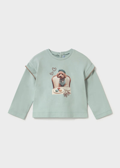 Camiseta de manga larga Mayoral para niña