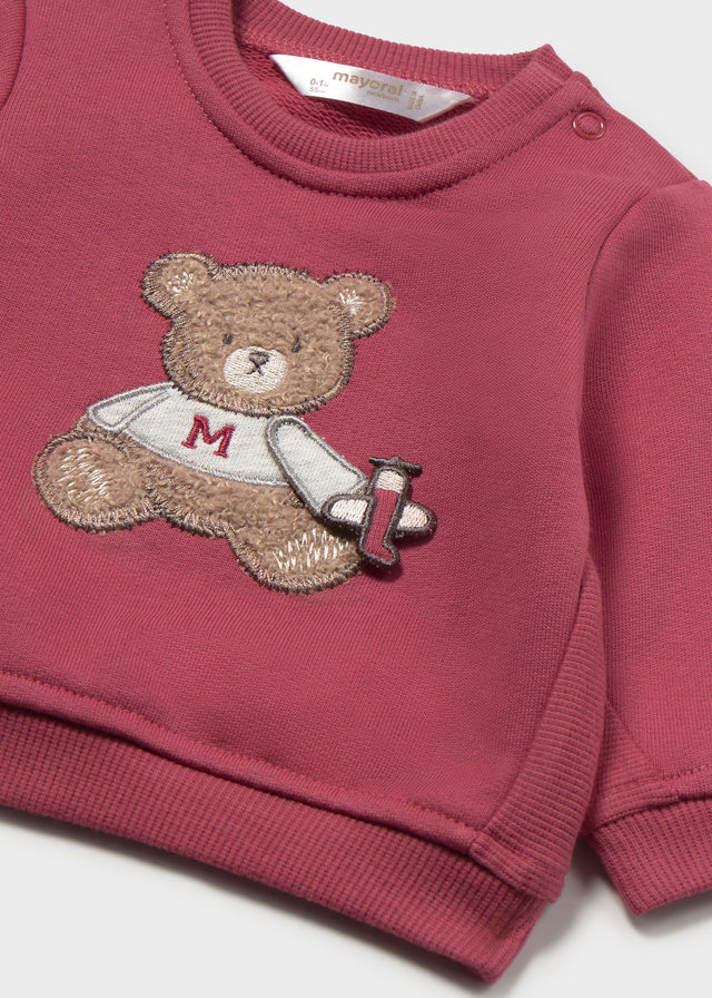 Pullover niño, Mayoral, modelo 2410, en color Ciruela