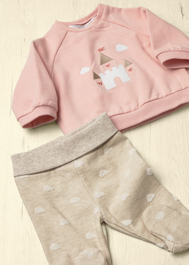 Conjunto polainas niña, Mayoral, modelo 2514, en color Rosa baby