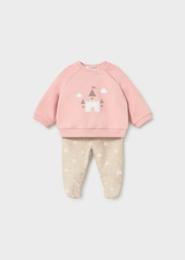 Conjunto polainas niña, Mayoral, modelo 2514, en color Rosa baby