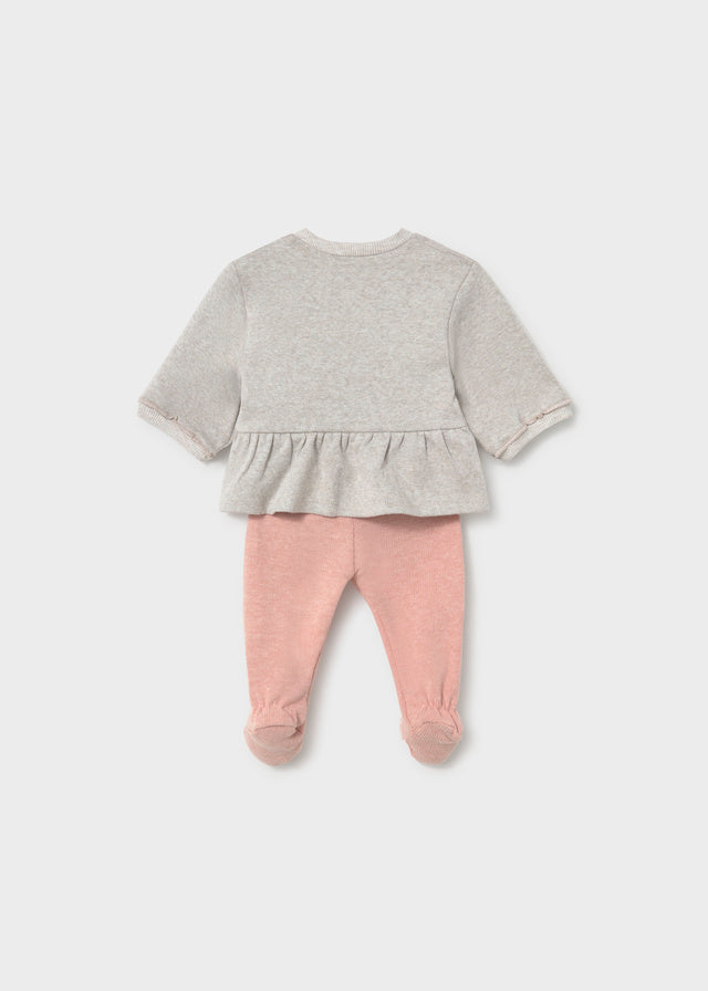 Conjunto polaina niña, Mayoral, modelo 2515, en color Nude vigoré