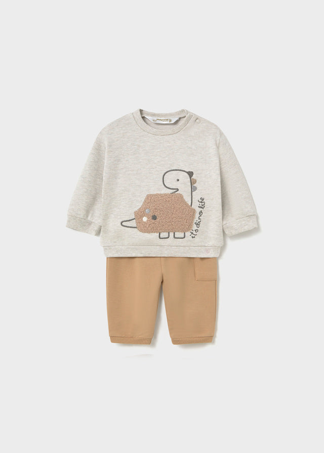 Conjunto punto 2 niño, Mayoral, modelo 2665, en color Caramelo