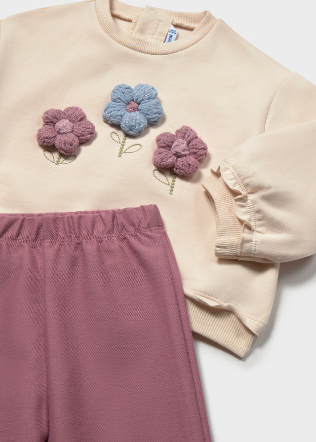 Conj. leggings pullover Mayoral para niña, modelo 2706, color Violeta-047
