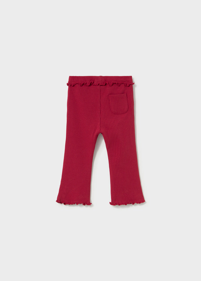 Leggings flare canale Mayoral para niña, modelo 2709, color Rooibos-052
