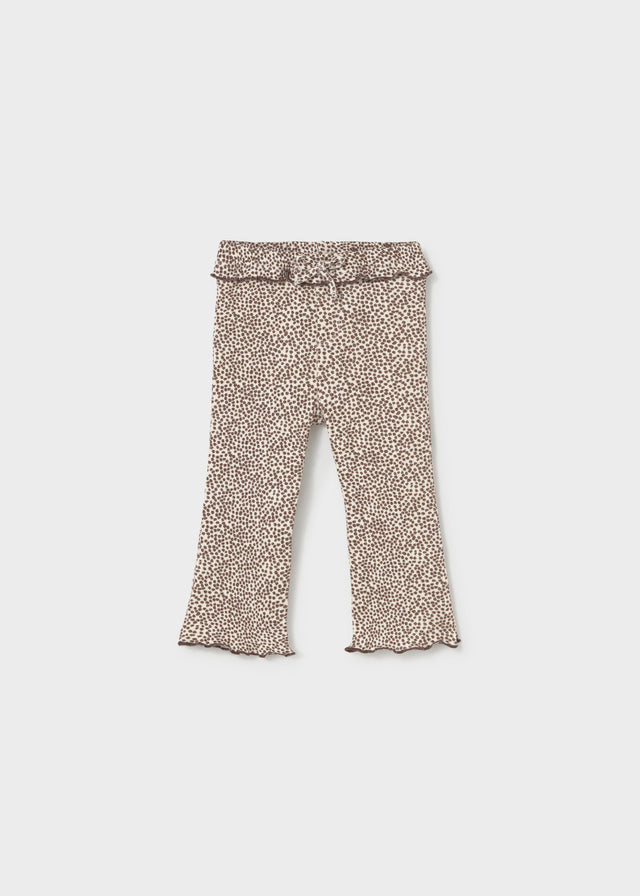 Leggings flare canale Mayoral para niña, modelo 2709, color Chocolate-053
