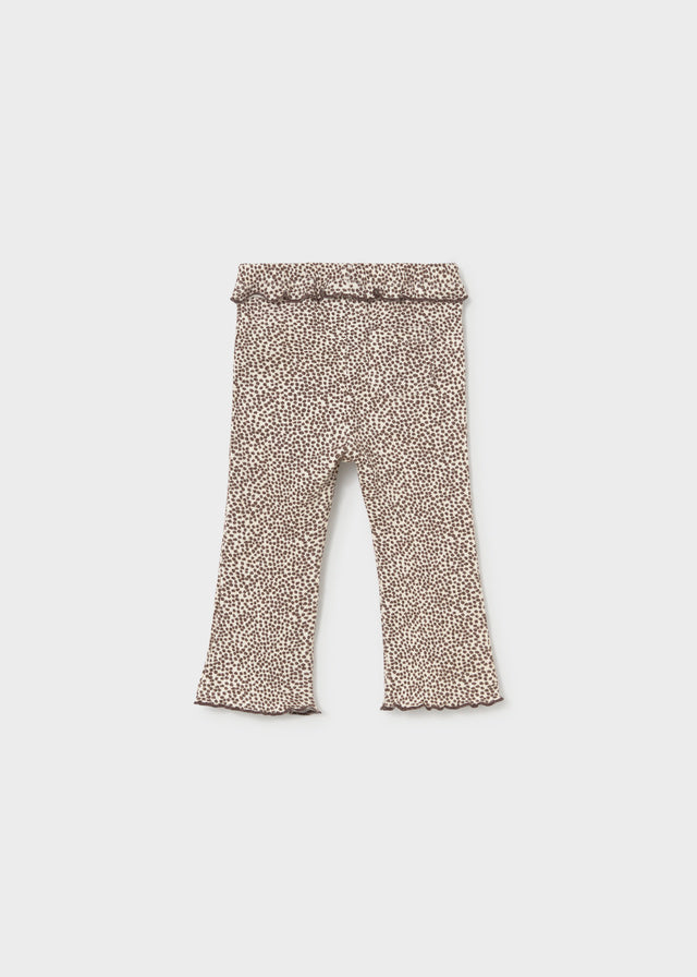 Leggings flare canale Mayoral para niña, modelo 2709, color Chocolate-053