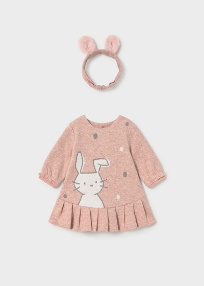 Vestido jacquard niña