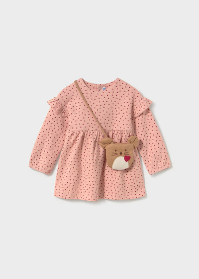 Vestido con bolso Mayoral para niña