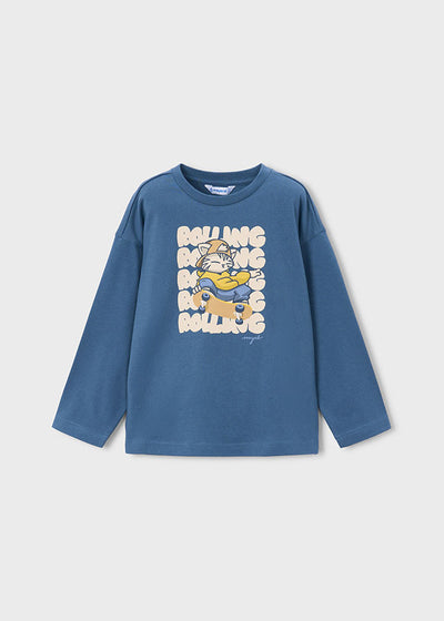 Camiseta manga larga rolling niño
