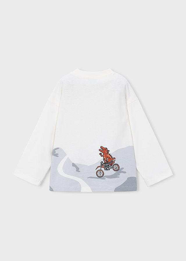 Camiseta manga larga lenticular niño, Mayoral, modelo 4010, en color Pizarra