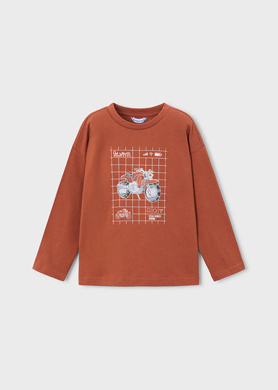 Camiseta manga larga glow in the dark niño