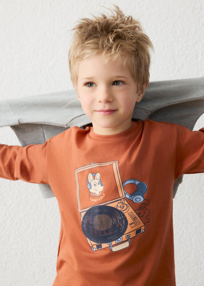 Camiseta manga larga lenticular hd niño