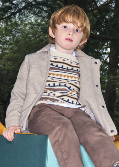 Jersey jacquard niño