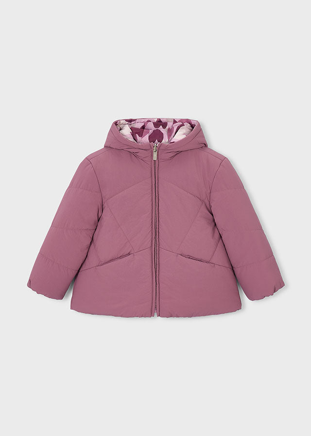 Chaqueton reversible niña, Mayoral, modelo 4418, en color Violeta