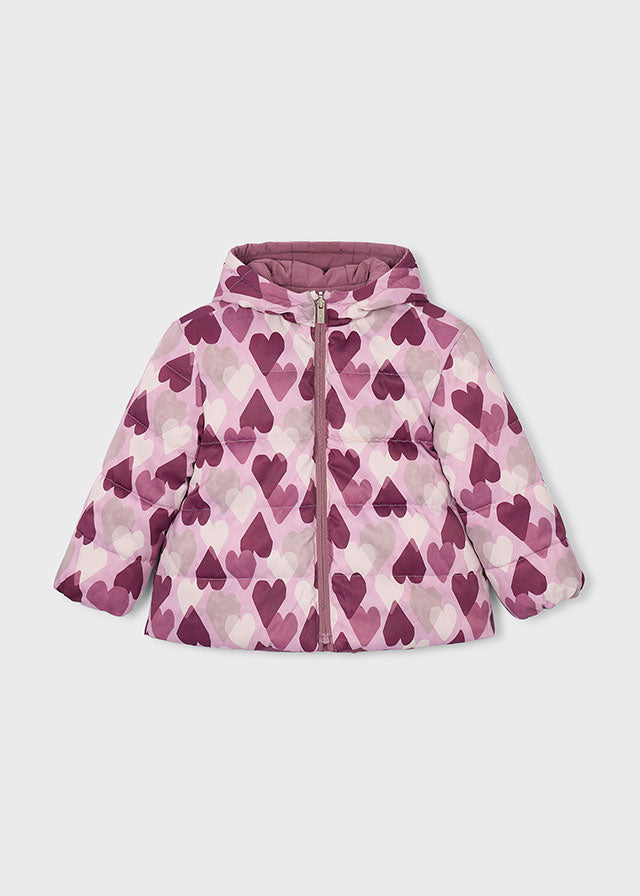 Chaqueton reversible niña, Mayoral, modelo 4418, en color Violeta