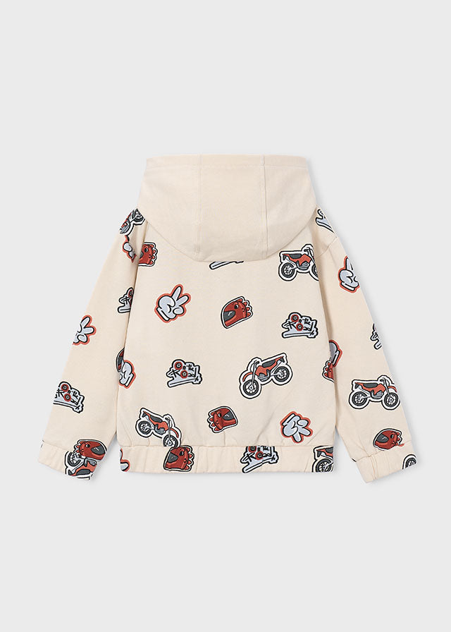 Pullover print niño, Mayoral, modelo 4454, en color Niebla vigoré