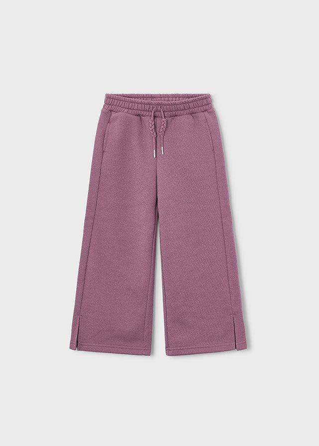 Pantalón largo felpa niña, Mayoral, modelo 4518, en color Violeta vigoré