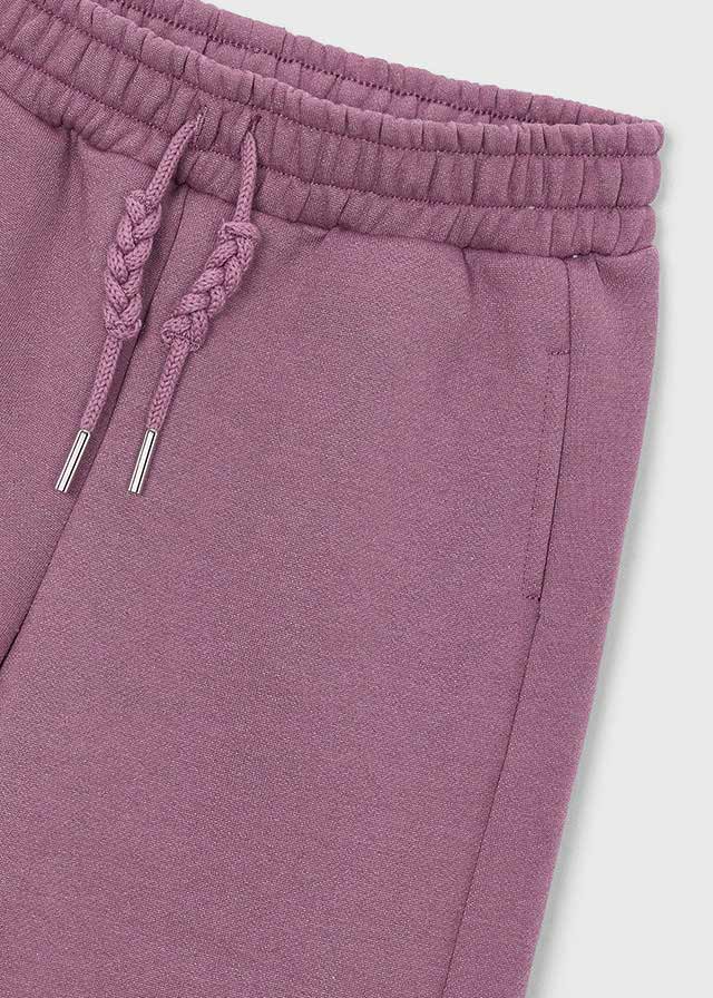 Pantalón largo felpa niña, Mayoral, modelo 4518, en color Violeta vigoré