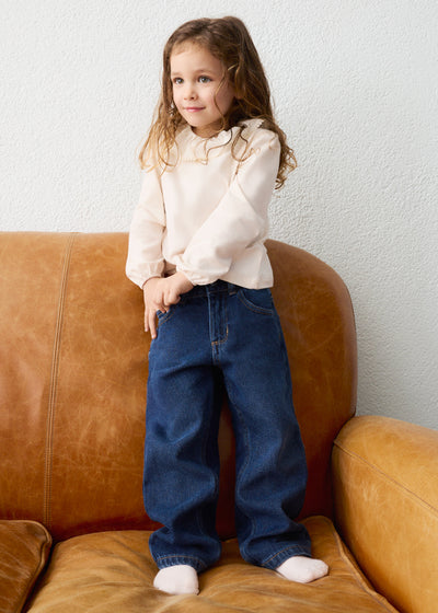 Pantalón Largo Denim Fantasia Mayoral para niña