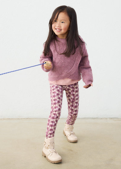 Leggings Punto Estampado Mayoral para niña