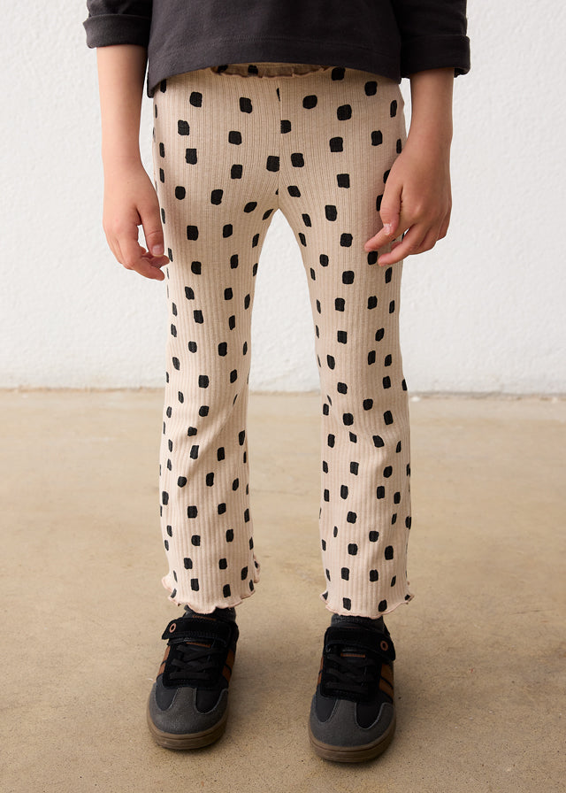 Leggings canale flare niña, Mayoral, modelo 4728, en color Quinoa vigoré