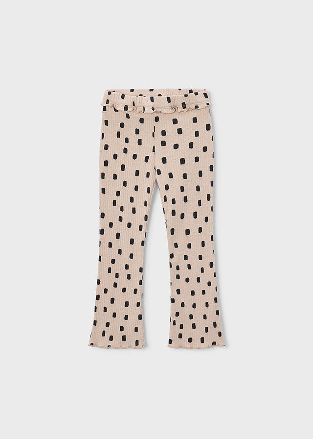 Leggings canale flare niña, Mayoral, modelo 4728, en color Quinoa vigoré
