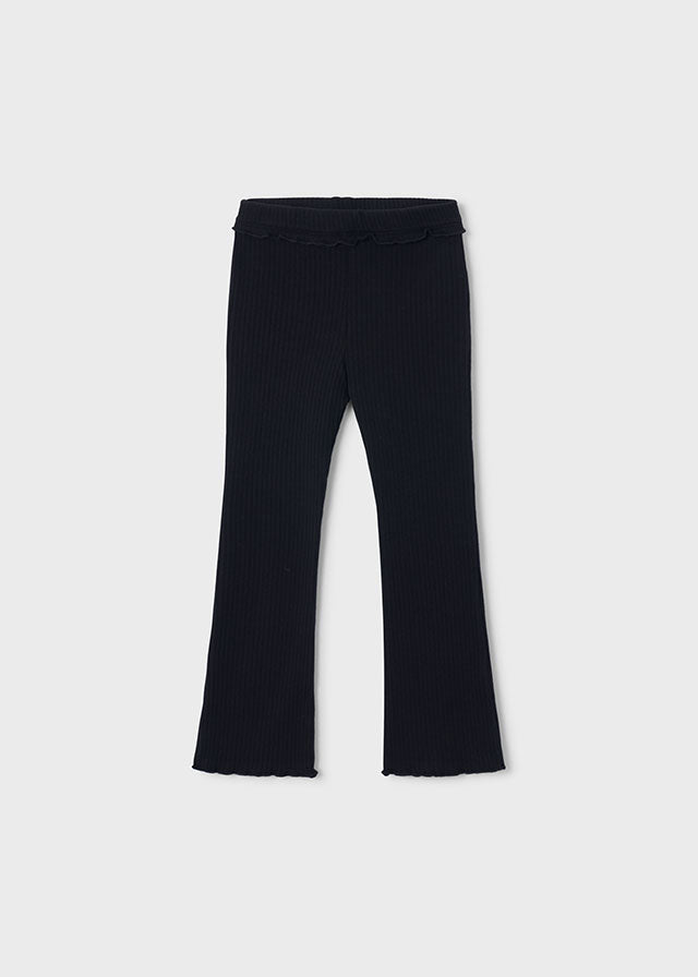 Leggings canale flare niña, Mayoral, modelo 4728, en color Negro