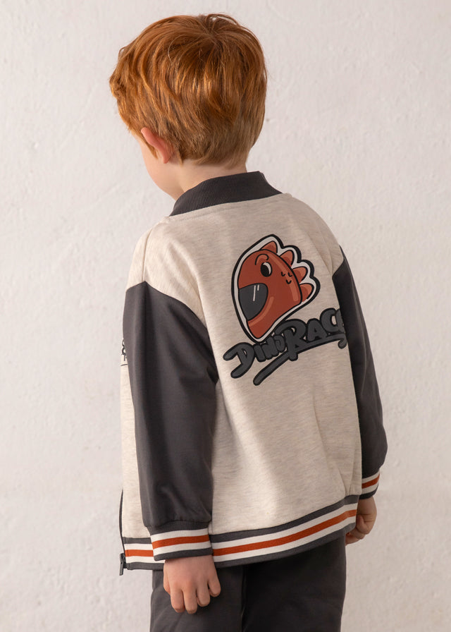 Chandal canguro print niño, Mayoral, modelo 4804, en color Teja