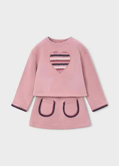 Conjunto Falda Felpa Mayoral para niña