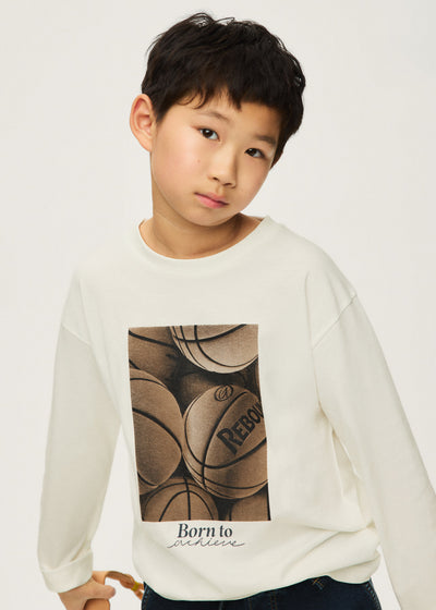 Camiseta manga larga 3D niño
