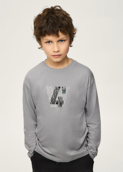 Set dos camisetas manga larga niño