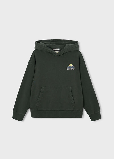 Sudadera capucha print niño