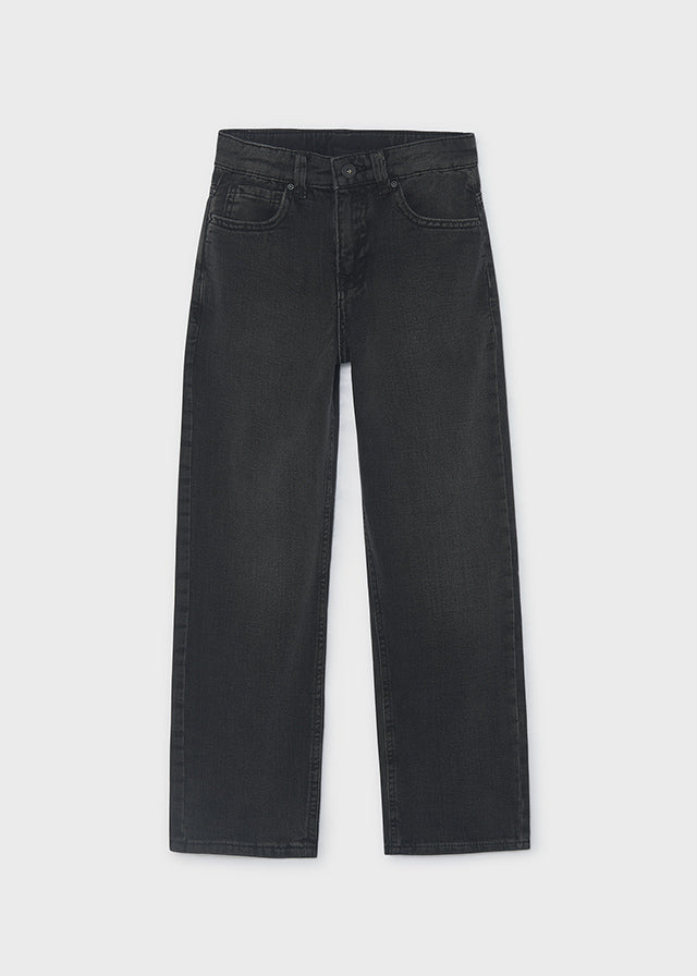 Pantalon denim wide fit niño, Mayoral, modelo 7515, en color Negro
