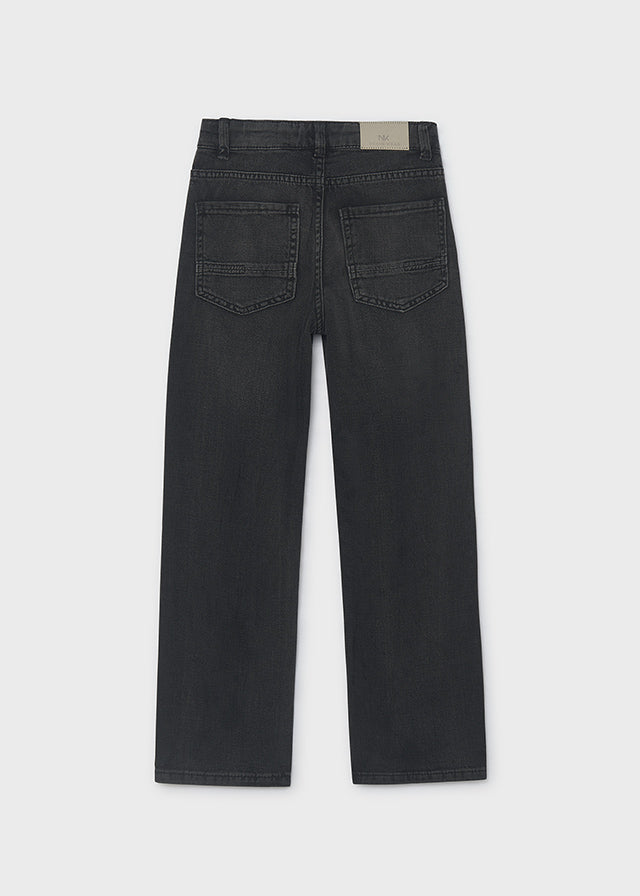 Pantalon denim wide fit niño, Mayoral, modelo 7515, en color Negro