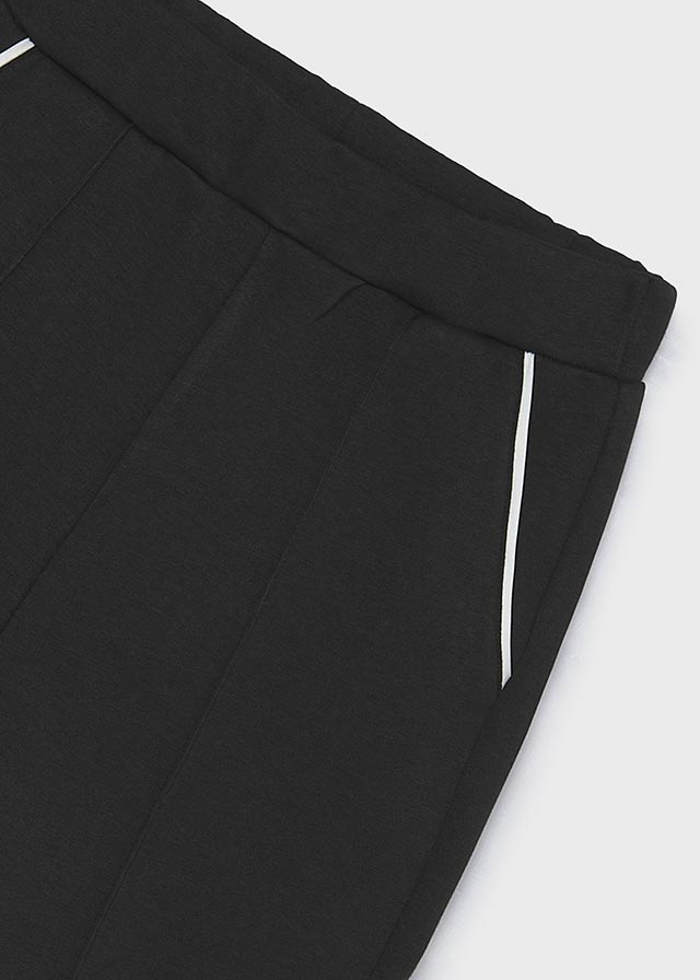 Pantalon interlock Mayoral para niña, modelo 7522, color Negro-038